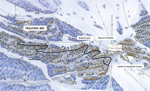 Vacances en montagne LE PRALONG - Courchevel - Plan