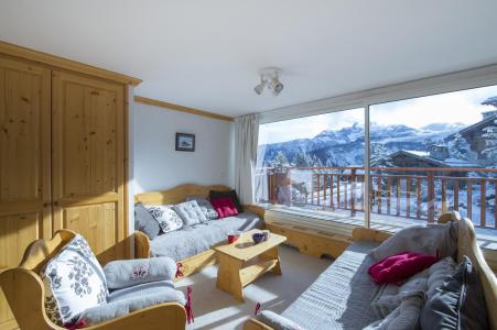 Vakantie in de bergen Appartement 2 kamers 4 personen (203) - LE PRALONG - Courchevel - Woonkamer