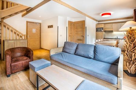 Vakantie in de bergen Appartement duplex 3 kamers 6 personen (407) - Le Roc Noir - La Rosière - Woonkamer