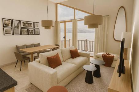 Urlaub in den Bergen Le Roc - Valmorel - Wohnzimmer