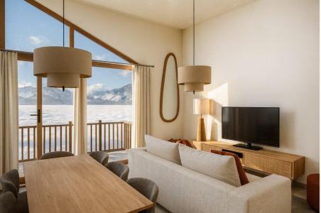 Urlaub in den Bergen Le Roc - Valmorel - Wohnzimmer