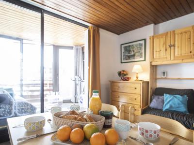 Vakantie in de bergen Appartement 1 kamers 4 personen (1) - Le Schuss - Val Thorens - Woonkamer