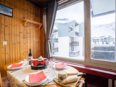 Vakantie in de bergen Appartement 1 kamers 4 personen (2) - Le Sefcotel - Tignes - Woonkamer