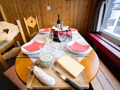 Vakantie in de bergen Appartement 1 kamers 4 personen (2) - Le Sefcotel - Tignes - Woonkamer