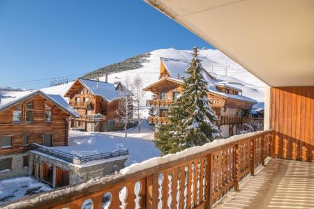 Urlaub in den Bergen 4 Zimmer Appartement für 4-6 Personen (SPLENDIDG3) - Le Splendid - Alpe d'Huez - Balkon