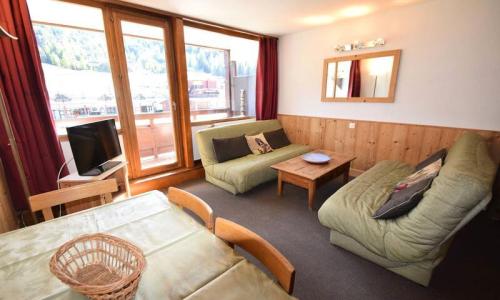 Rent in ski resort 3 room apartment 7 people (54m²-1) - Le Vercors - La Plagne - Living room