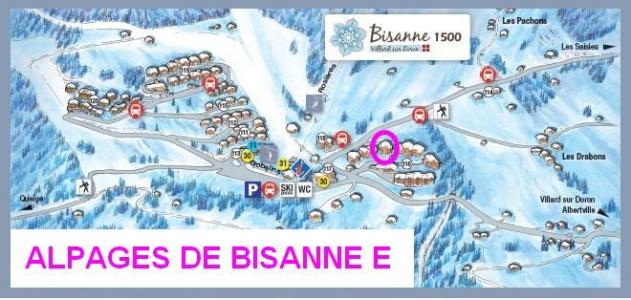 Vacances en montagne Les Alpages de Bisanne E - Les Saisies - Plan