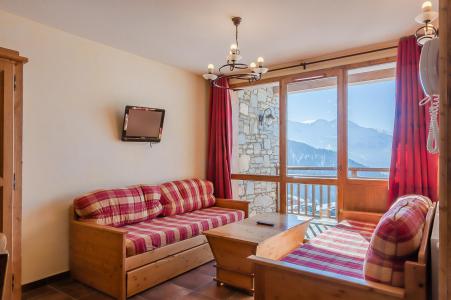 Holiday in mountain resort 2 room apartment 2-4 people - Les Balcons de la Rosière - La Rosière - Living room