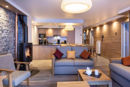 Holiday in mountain resort 4 room apartment 6-8 people - Les Balcons Platinium Val Cenis - Val Cenis - Living room