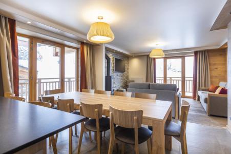 Holiday in mountain resort 5 room apartment 8-10 people - Les Balcons Platinium Val Cenis - Val Cenis - Dining area