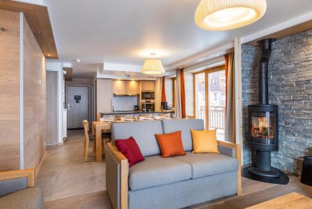 Holiday in mountain resort 5 room apartment 8-10 people - Les Balcons Platinium Val Cenis - Val Cenis - Stove