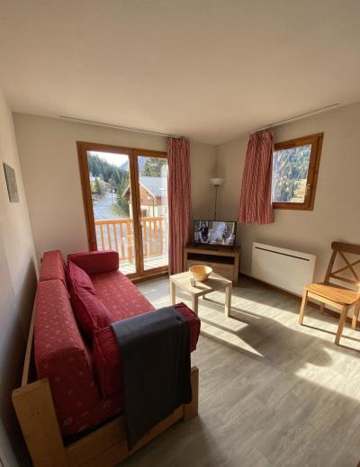 Vakantie in de bergen Appartement 4 kabine kamers 6-8 personen (E6) - Les Chalets d'Arrondaz - Valfréjus - Woonkamer