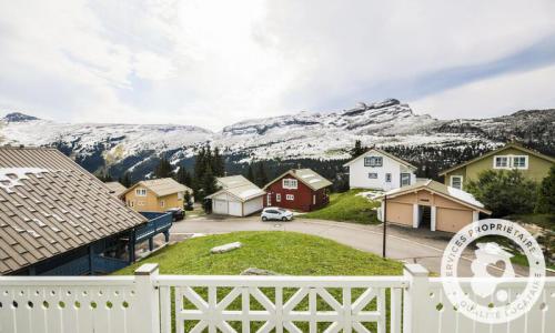 Ski verhuur Chalet 5 kamers 8 personen (Prestige 110m²) - Les Chalets de Flaine Hameau - Maeva Home - Flaine - Buiten zomer