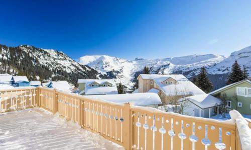 Vacaciones en montaña Chalet 7 piezas para 12 personas (Prestige 180m²) - Les Chalets de Flaine Hameau - Maeva Home - Flaine - Verano