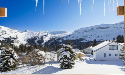 Holiday in mountain resort 3 room chalet 8 people (Confort 84m²) - Les Chalets de Flaine Hameau - Maeva Home - Flaine - Summer outside