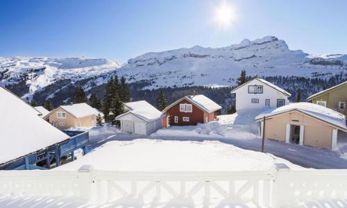 Location au ski Chalet 5 pièces 8 personnes (Prestige 110m²) - Les Chalets de Flaine Hameau - Maeva Home - Flaine - Extérieur été