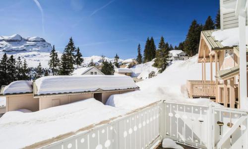 Ski verhuur Chalet 4 kamers 8 personen (Sélection 70m²) - Les Chalets de Flaine Hameau - Maeva Home - Flaine - Buiten zomer