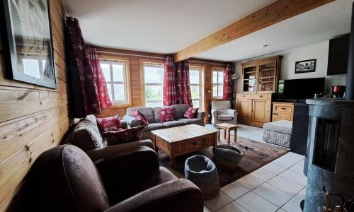 Rent in ski resort 5 room chalet 8 people (Sélection 110m²) - Les Chalets de Flaine Hameau - Maeva Home - Flaine - Summer outside