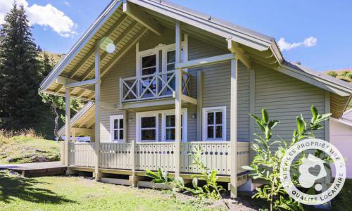 Urlaub in den Bergen 4 Zimmer Chalet für 8 Personen (Confort 110m²) - Les Chalets de Flaine Hameau - MH - Flaine - Draußen im Sommer