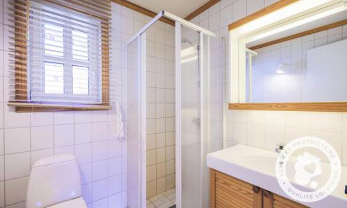 Vakantie in de bergen Chalet 5 kamers 8 personen (Confort 110m²) - Les Chalets de Flaine Hameau - MH - Flaine - Douche