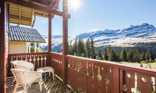 Каникулы в горах Шале 4 комнат 8 чел. (Confort 84m²) - Les Chalets de Flaine Hameau - MH - Flaine - летом под открытым небом