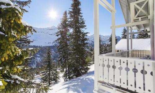 Urlaub in den Bergen 4 Zimmer Chalet für 8 Personen (Sélection 84m²) - Les Chalets de Flaine Hameau - MH - Flaine - Draußen im Sommer