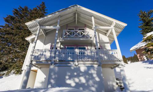 Urlaub in den Bergen 4 Zimmer Chalet für 8 Personen (Sélection 84m²) - Les Chalets de Flaine Hameau - MH - Flaine - Draußen im Sommer