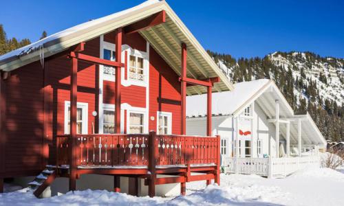 Urlaub in den Bergen 3 Zimmer Chalet für 6 Personen (Confort 70m²) - Les Chalets de Flaine Hameau - MH - Flaine - Draußen im Sommer