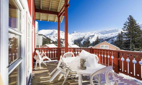 Urlaub in den Bergen 3 Zimmer Chalet für 6 Personen (Confort 70m²) - Les Chalets de Flaine Hameau - MH - Flaine - Draußen im Sommer