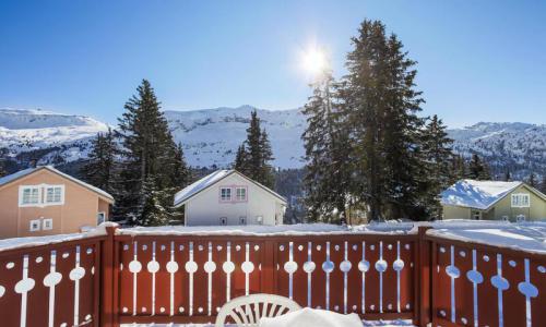 Wakacje w górach Domek górski 3 pokojowy 6 osób (Confort 70m²) - Les Chalets de Flaine Hameau - MH - Flaine - Na zewnątrz latem