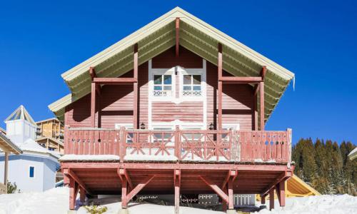 Wynajem na narty Domek górski 3 pokojowy 8 osób (Confort 70m²) - Les Chalets de Flaine Hameau - MH - Flaine - Na zewnątrz latem