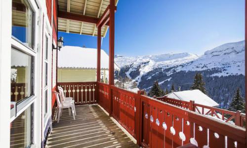 Urlaub in den Bergen 3 Zimmer Chalet für 8 Personen (Confort 70m²) - Les Chalets de Flaine Hameau - MH - Flaine - Draußen im Sommer