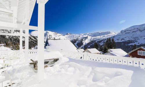 Holiday in mountain resort 5 room chalet 8 people (Prestige 110m²) - Les Chalets de Flaine Hameau - MH - Flaine - Summer outside