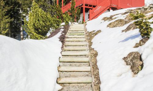 Urlaub in den Bergen 4 Zimmer Chalet für 8 Personen (Confort 84m²) - Les Chalets de Flaine Hameau - MH - Flaine - Draußen im Sommer