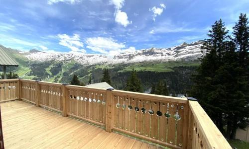 Urlaub in den Bergen 3 Zimmer Chalet für 8 Personen (Confort 70m²) - Les Chalets de Flaine Hameau - MH - Flaine - Draußen im Sommer