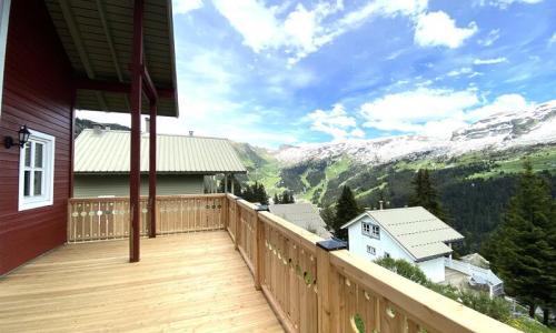 Ski verhuur Chalet 3 kamers 8 personen (Confort 70m²) - Les Chalets de Flaine Hameau - MH - Flaine - Buiten zomer