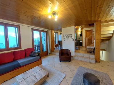 Holiday in mountain resort 5 room triplex chalet 8 people - Les Chalets de la Croisette - Les Arcs - Living room