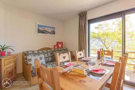 Vakantie in de bergen Les Chalets de la Pyramide - Aussois - Woonkamer