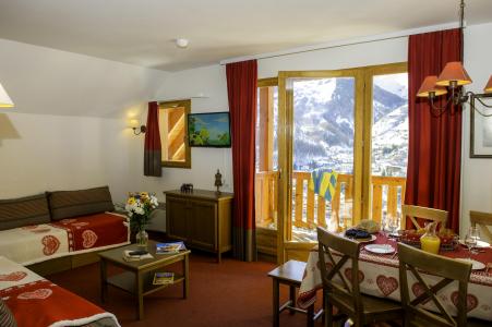 Urlaub in den Bergen Les Chalets de Valoria - Valloire - Wohnzimmer