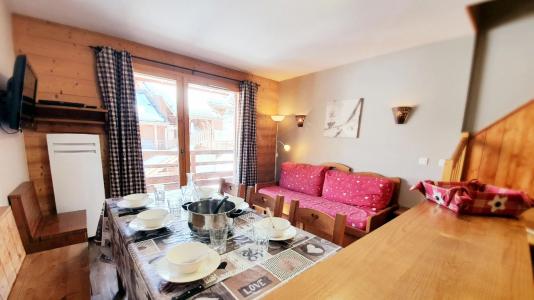 Holiday in mountain resort 3 room duplex apartment 6 people (C41) - Les Chalets des Rennes - Vars - Living room