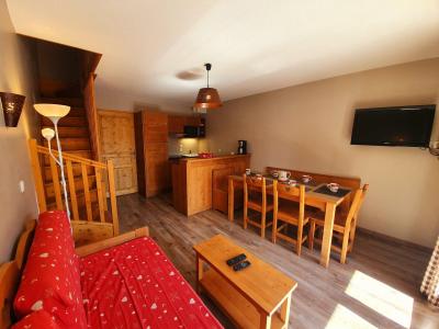 Urlaub in den Bergen 3 Zimmer Maisonettewohnung für 6 Personen (A51) - Les Chalets des Rennes - Vars - Wohnzimmer
