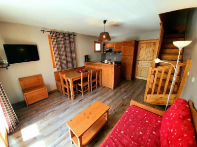 Urlaub in den Bergen 3 Zimmer Maisonettewohnung für 6 Personen (A62) - Les Chalets des Rennes - Vars - Wohnzimmer