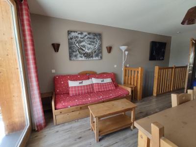 Urlaub in den Bergen 4 Zimmer Maisonettewohnung für 8 Personen (C11) - Les Chalets des Rennes - Vars - Wohnzimmer