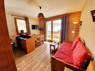 Vakantie in de bergen Appartement 2 kamers 4 personen (A21) - Les Chalets des Rennes - Vars - Woonkamer