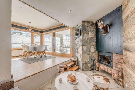 Urlaub in den Bergen 2-Zimmer-Berghütte für 5 Personen (6P) - Les Chalets du Golf - Tignes - Wohnzimmer