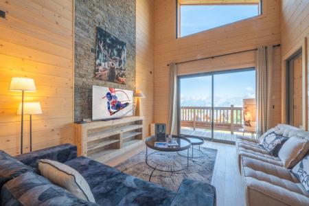 Urlaub in den Bergen 5 Zimmer Maisonettewohnung für 8 Personen (A301) - Les Chalets du Golf - Alpe d'Huez - Wohnzimmer