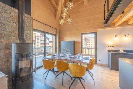 Wakacje w górach Apartament duplex 5 pokojowy 8 osób (A301) - Les Chalets du Golf - Alpe d'Huez - Pokój gościnny