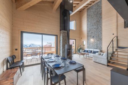 Vakantie in de bergen Appartement duplex 5 kamers 9 personen (A303) - Les Chalets du Golf - Alpe d'Huez - Woonkamer