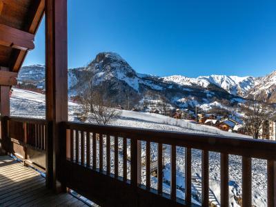 Urlaub in den Bergen 4-Zimmer-Appartment für 8 Personen (A05) - Les Chalets du Gypse - Saint Martin de Belleville - Terrasse