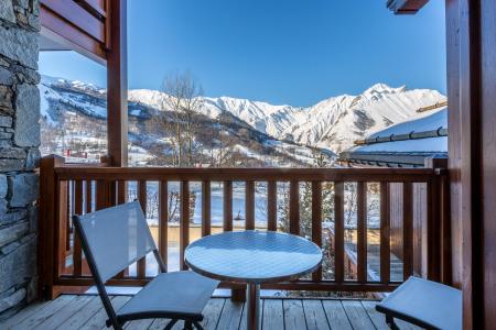 Vacanze in montagna Appartamento 4 stanze per 8 persone (C02) - Les Chalets du Gypse - Saint Martin de Belleville - Balcone